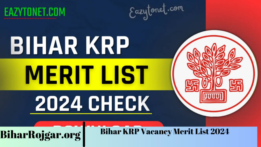 Bihar KRP Vacancy Merit List 2024