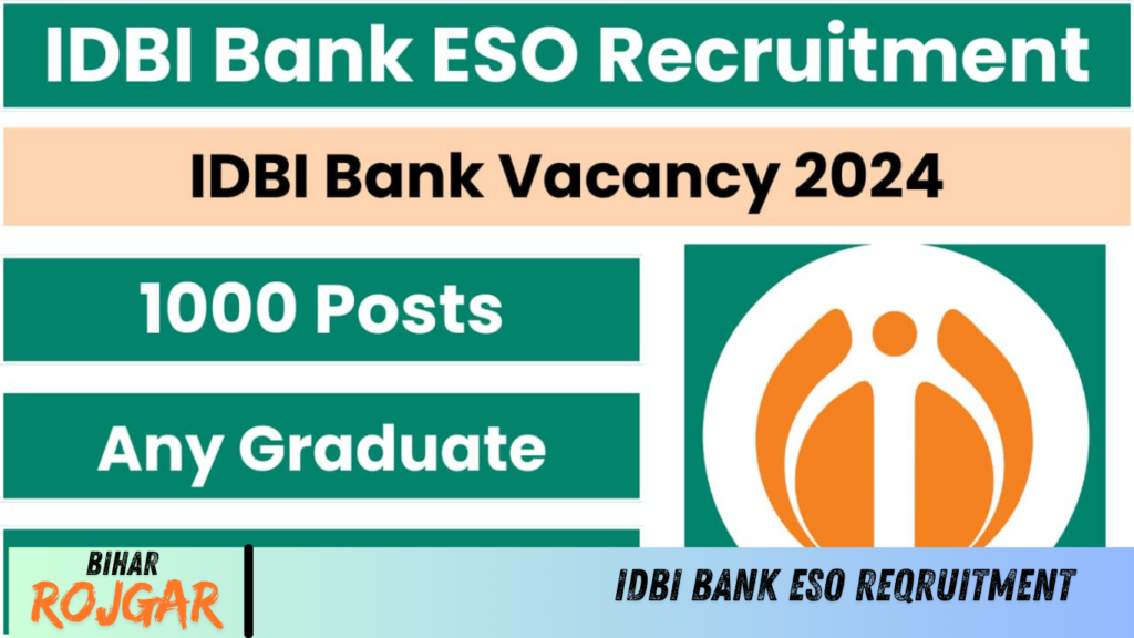 IDBI Bank ESO Reqruitment 